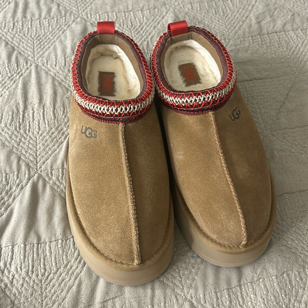 Ugh tazz slippers 
Platform
